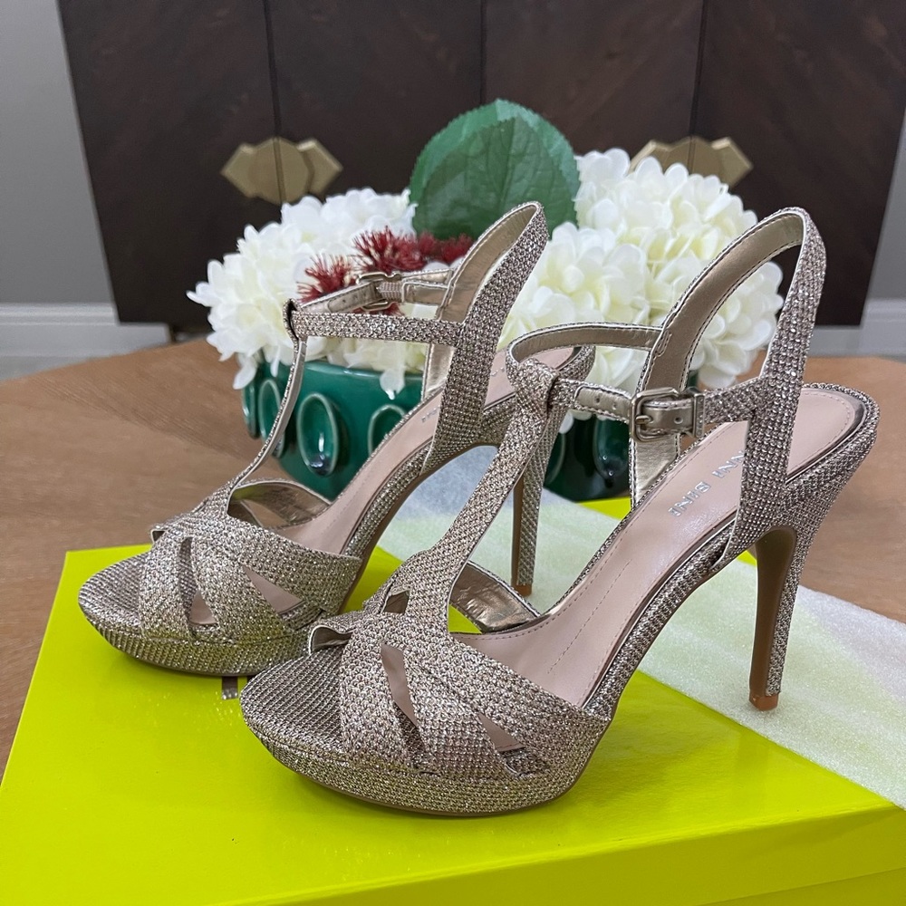Gold heels